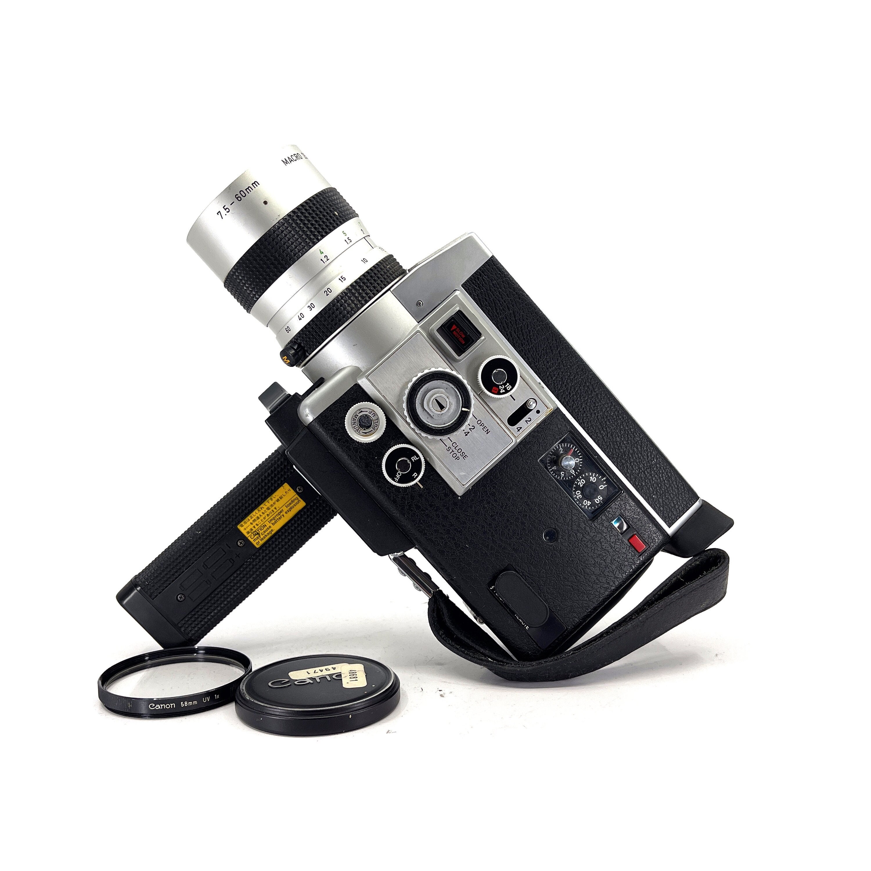 Super 8 Film Camera TESTED Working Canon Auto Zoom 814 8mm