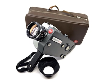 PRO Super 8 camera tested and working 8mm film camera Leitz Leicina Super FREE worldwide shipping + YouTube video film tested