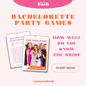 How Well Do you Know the Bride? Bachelorette Party Game, Printable Bachelorette Game, Hen&#39;s Night, Hen Party, Instant Download