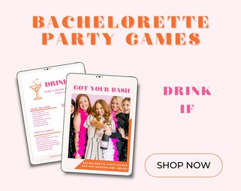 Drink If ... - Photo Scavenger Hunt - Bachelorette Party Game, Printable Bachelorette Game, Hen's Night, Hen Party, Instant Download