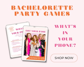 What's in Your Phone? Bachelorette Party Game, Printable Bachelorette Game, Hen's Night, Hen Party, Instant Download