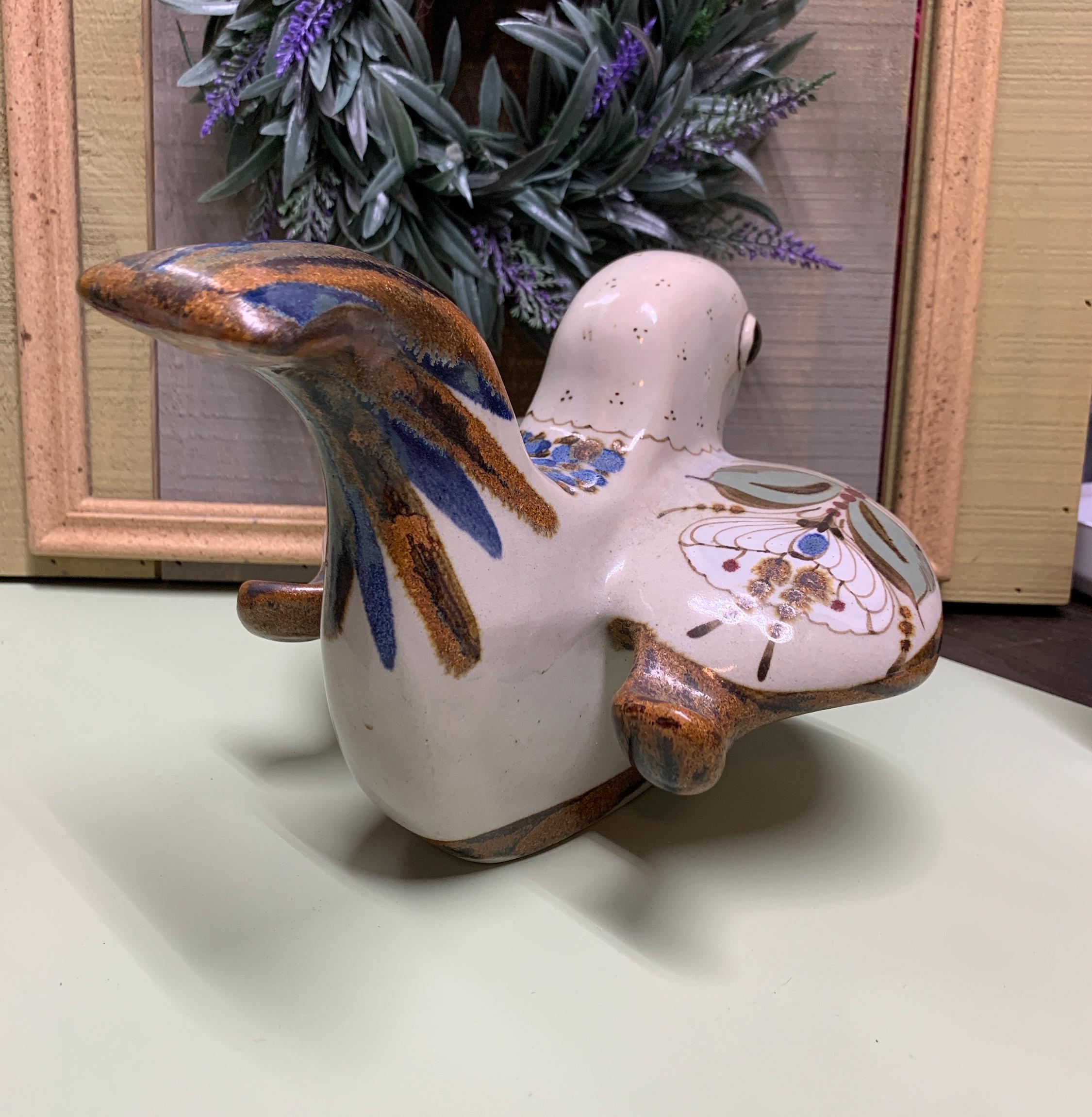 ケン・エドワーズ トーナル陶器 大型鳥鳩 メキシコ - Etsy 日本