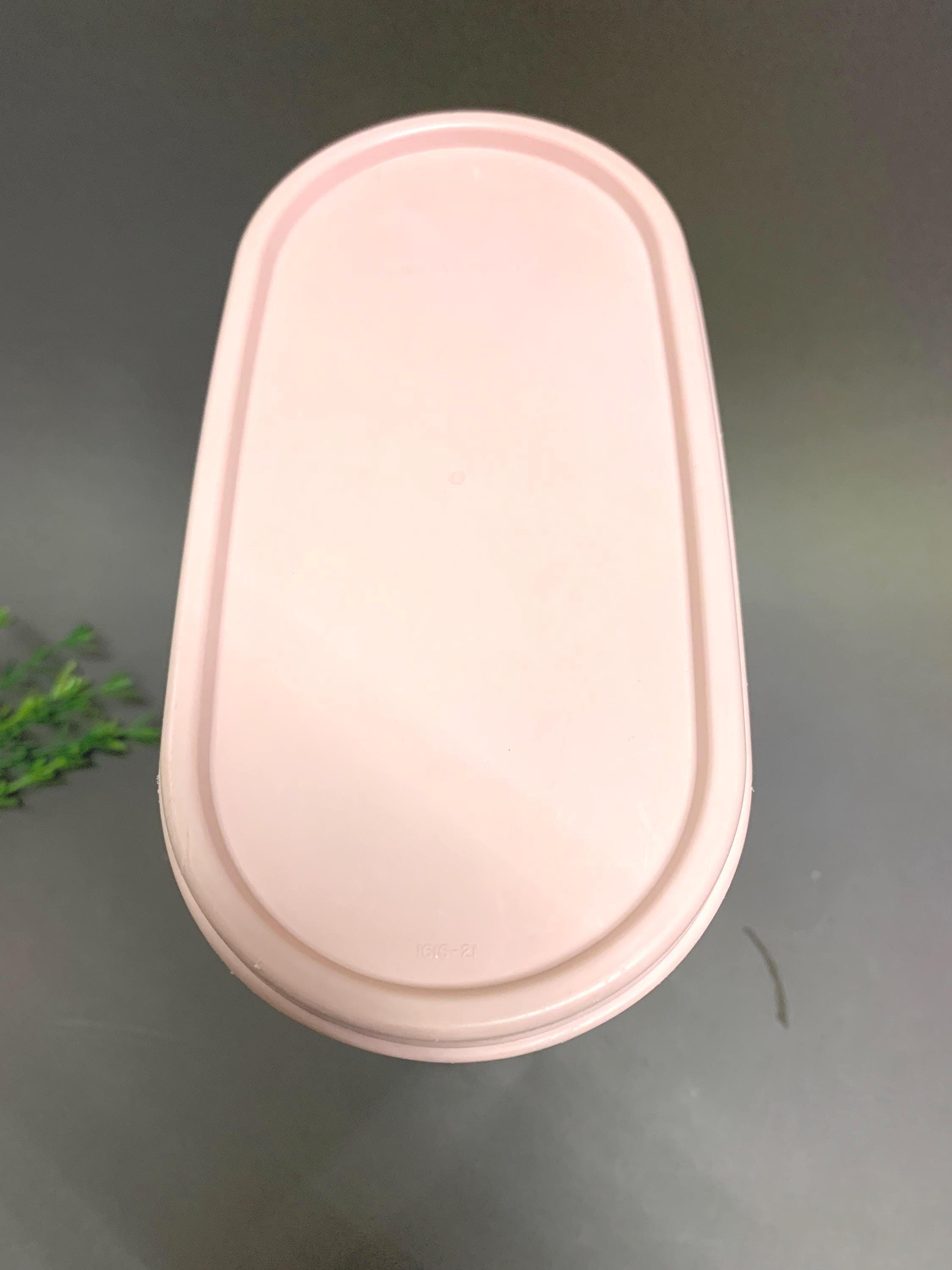 Tupperware Bottom Tupperware Modular Mate Bottom #1614-21, Pink Lid #1618-21 - Etsy