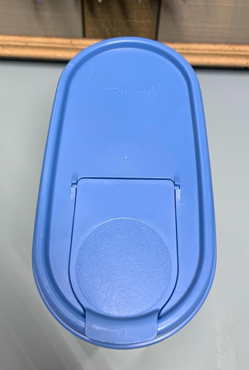 Tupperware Bottom Tupperware Modular Mate Bottom #1613-7 Blue Lid #1617-18 - Etsy