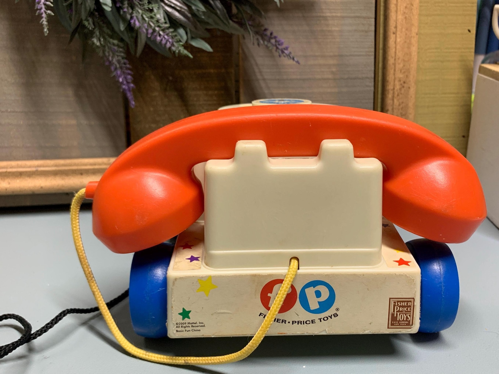Toy Chatter Telephone Fisher Price Pull String Phone.a Mattel Classic ...