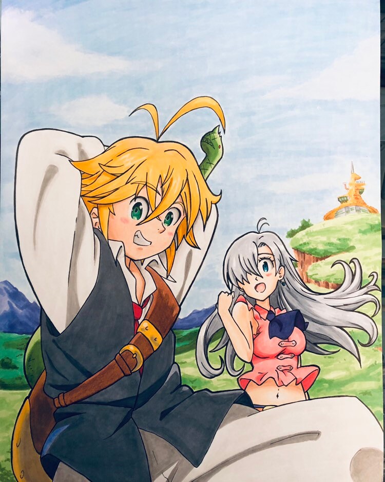 Meliodas And Elizabeth Etsy