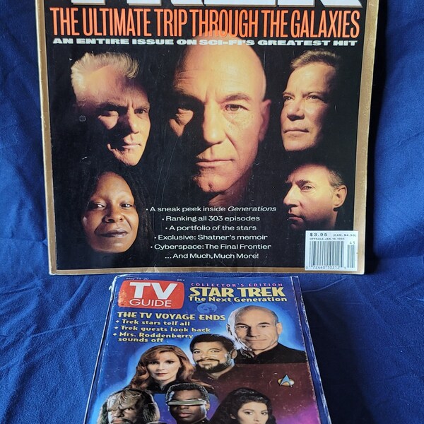 Star Trek The Next Generation TNG Collector’s Editions Entertainment Weekly & TV Guide 1994 and 1995