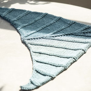 Luxury 100% Cotton Triangle Scarf Knit Bandanna Head Scarf Textured Handmade Crescent Scarf Muted Sage