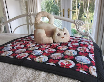 Catnip Christmas blanket/Cat sleep mat/Cosy chair liner