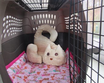 Pink Cat Mat: Catnip Pillow, Carrier Liner, Comfort Blanket