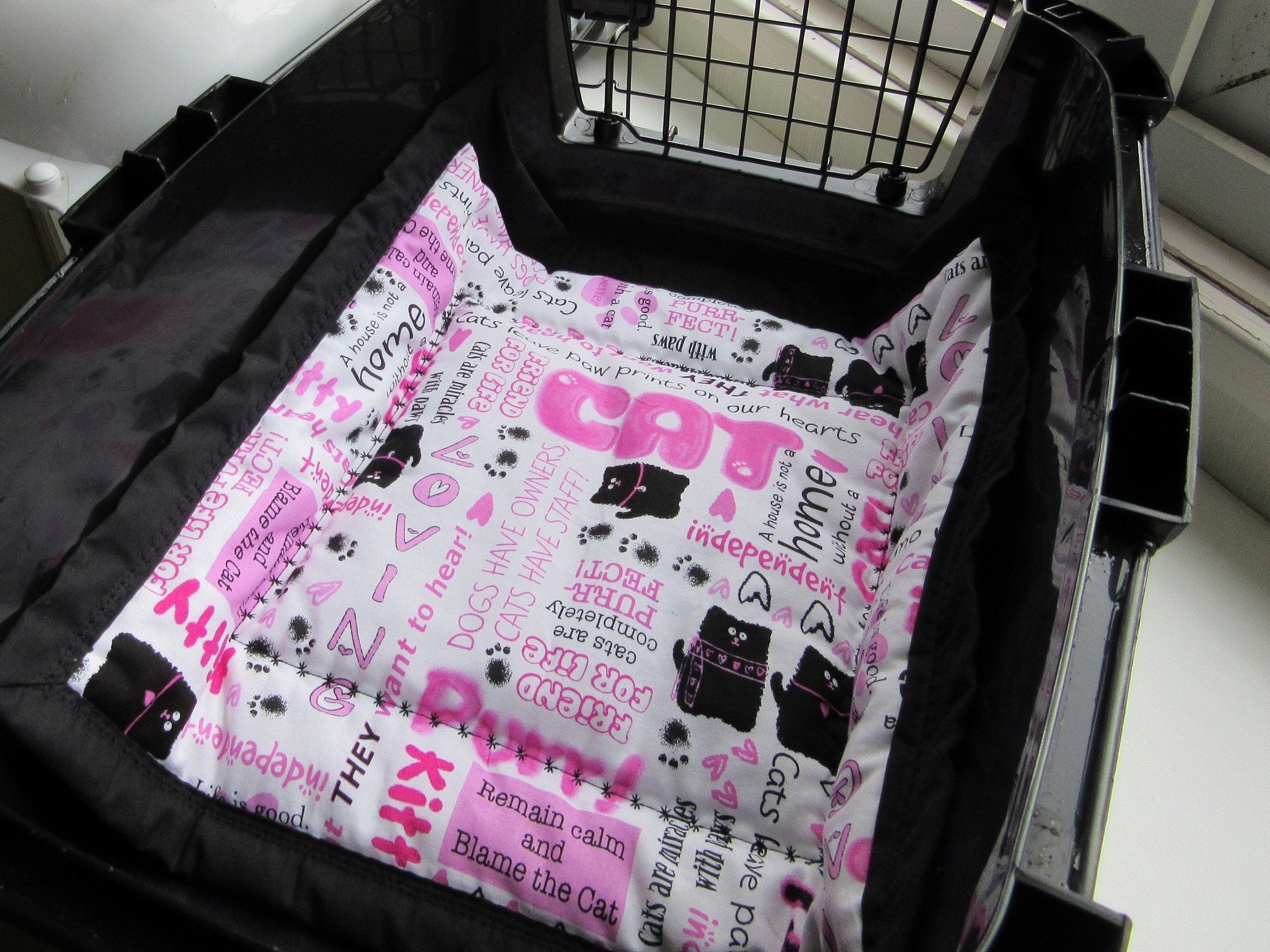 Catnip Cat Mat Carrier Liner Kitten Basket Liner Cat Etsy Australia