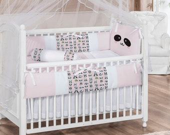 panda bear crib bedding