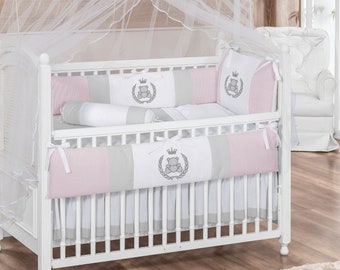 crown crib bedding set
