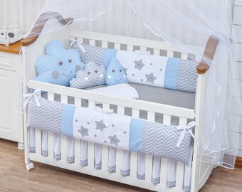 cloud cot bedding set