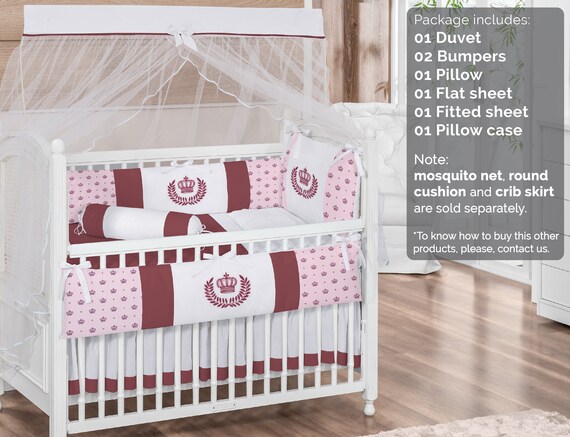 burgundy crib sheet
