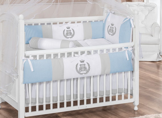 royal blue crib sheet