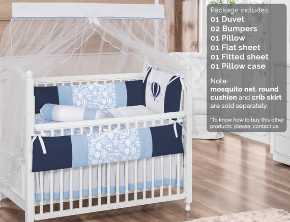 hot air balloon crib sheet
