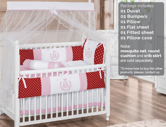 burgundy baby bedding