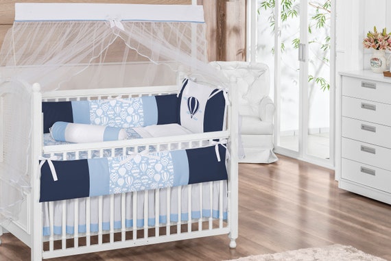 hot air balloon crib set