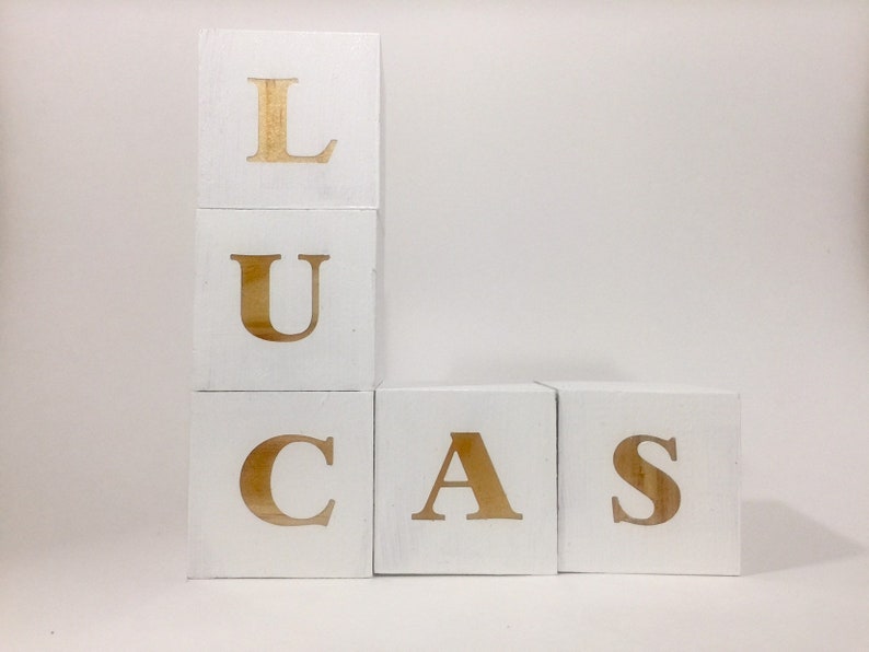 etsy baby name blocks