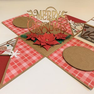 Coffret cadeau de Noël • Coffret joyeux Noël 3D pour Noël pour parents, grands-parents, femme, mari • Coffret photo