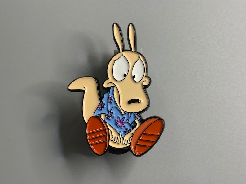 Rocko Dankrupt 1.5 Enamel Pin