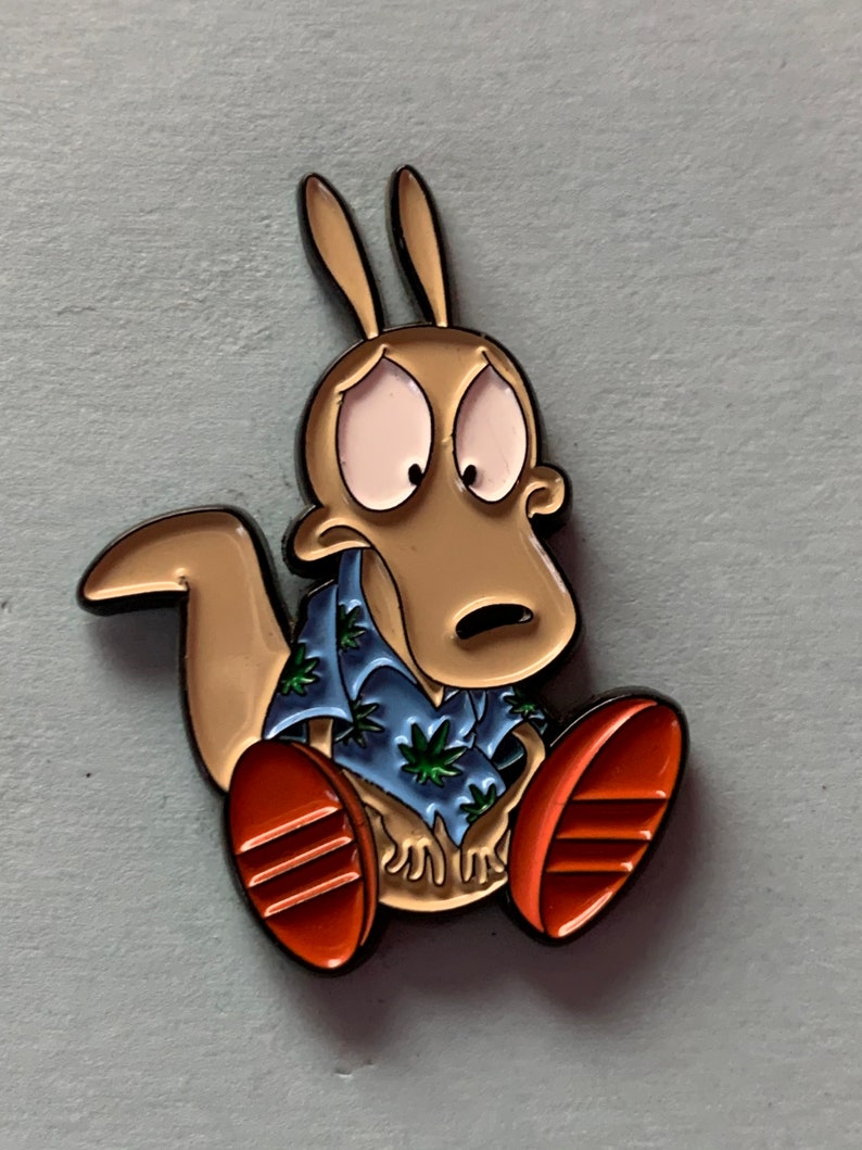 Rocko Dankrupt 1.5 Enamel Pin
