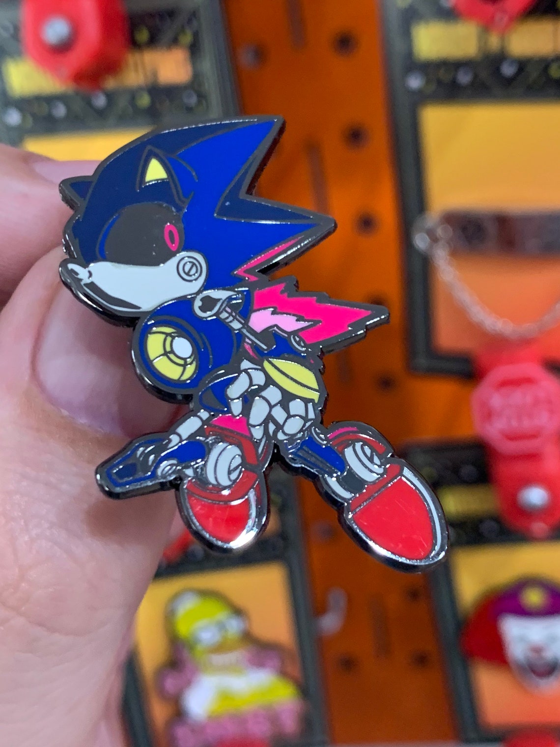 Metal Sonic 1.75 Enamel Pin | Etsy
