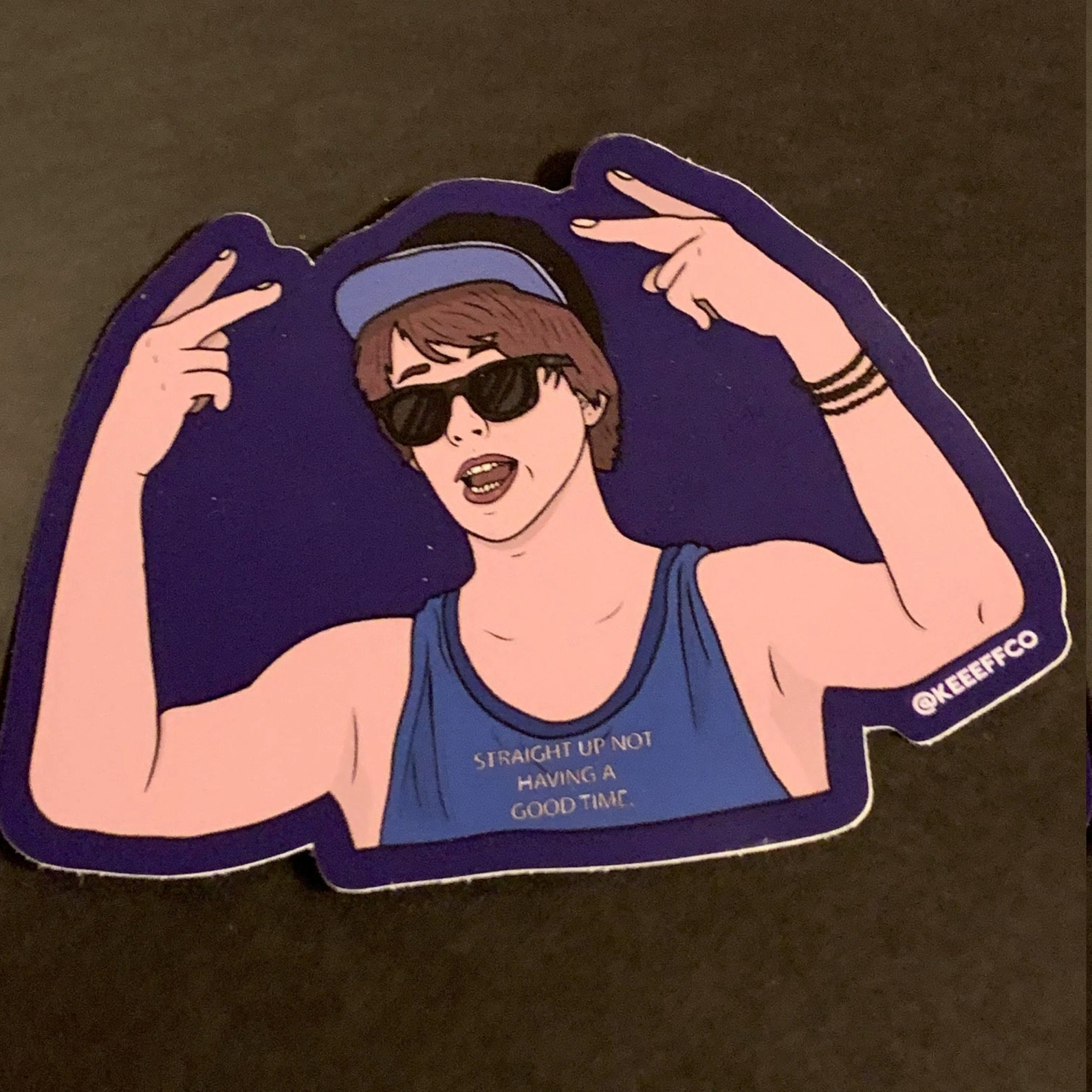 Straight Up Not Having a Good Time meme 4 vinyl sticker Etsy