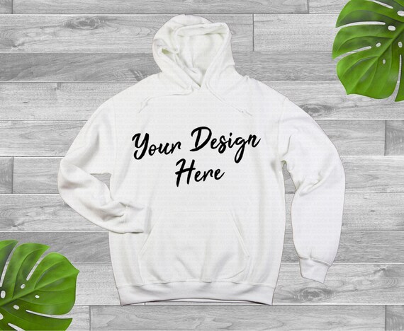 Download Plain White Hoodie Jersey SweaT-Shirt Hooded Pullover ...