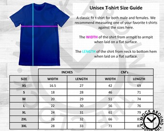 American Apparel Size Chart Unisex