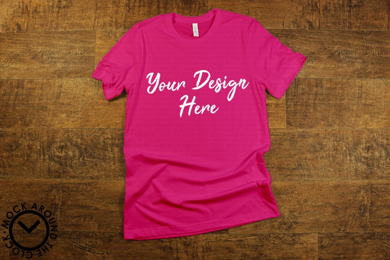 Download Pink 3001 Shirt Mockup Tshirt Mockup Jpeg Flat Lay Bella Canvas Unisex Tshirt Mockup Pink T Shirt Mock Up Photography Color Shantived Com