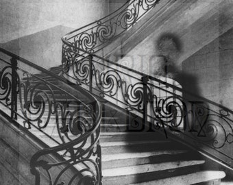 Phantom Of The Manor - Spirit Photography - Spooky - Digital Photo - Digital Download - Instant Download - Fine Art Photography