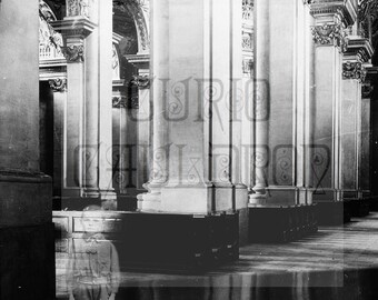 Cathedral Charlie - Spirit Photography - Spooky - Digital Photo - Digital Download - Instant Download - Fine Art Photography
