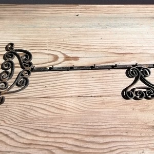 Vintage wall key chain, in iron, 70s, Italian, mountain wall key chain, entrance wall, to hang on the wall