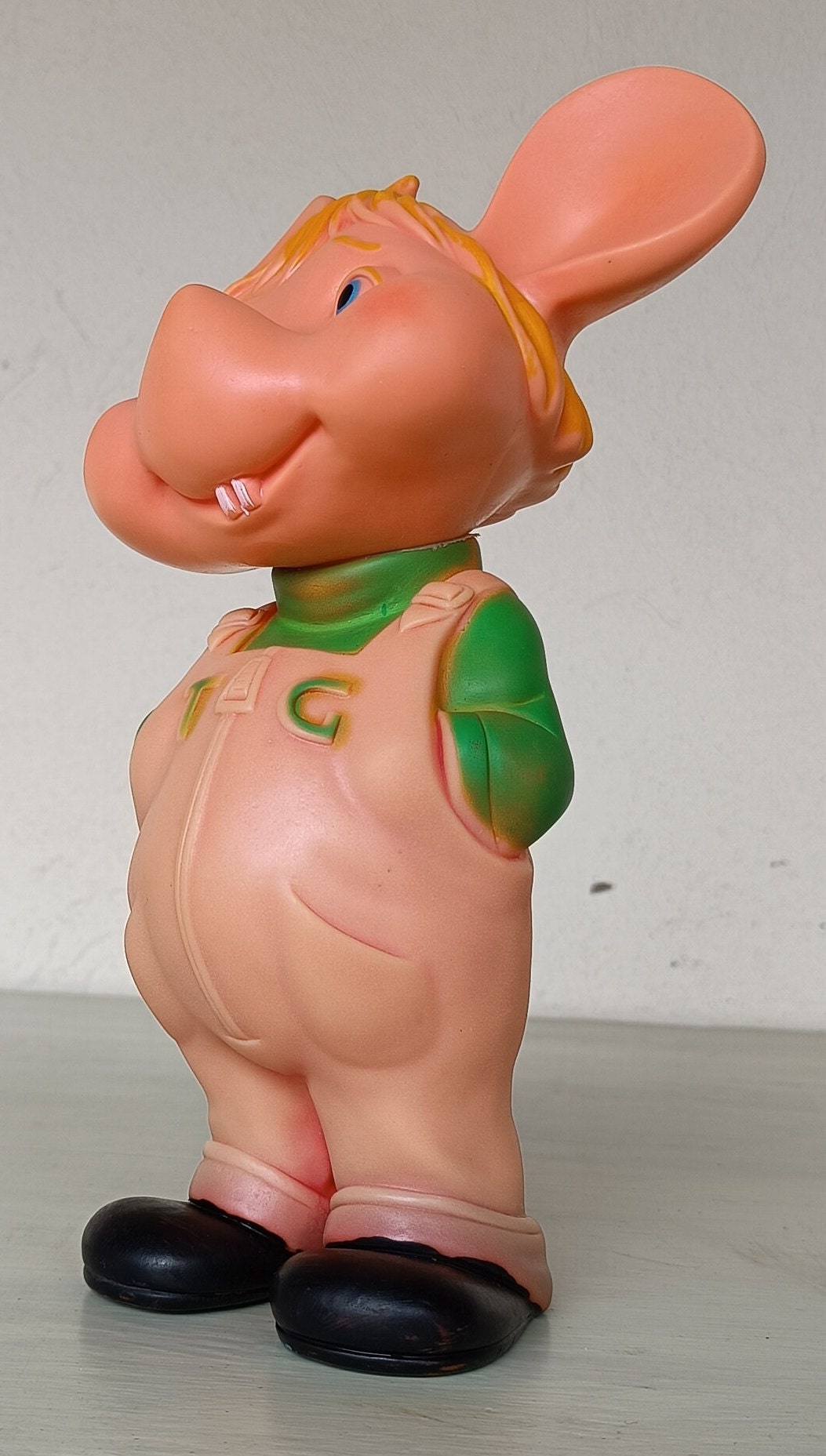 Topo Gigio, Italian Soft Plastic Puppet, Collectible, Vintage Toys