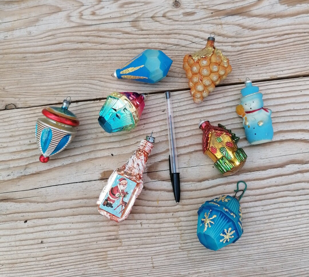 Unzerbrechliche VintageWeihnachtskugeln erster Kunststoff Etsy.de