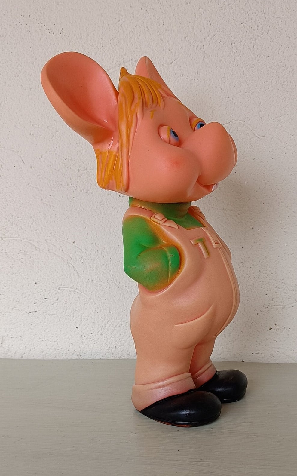 Topo Gigio, Italian Soft Plastic Puppet, Collectible, Vintage Toys