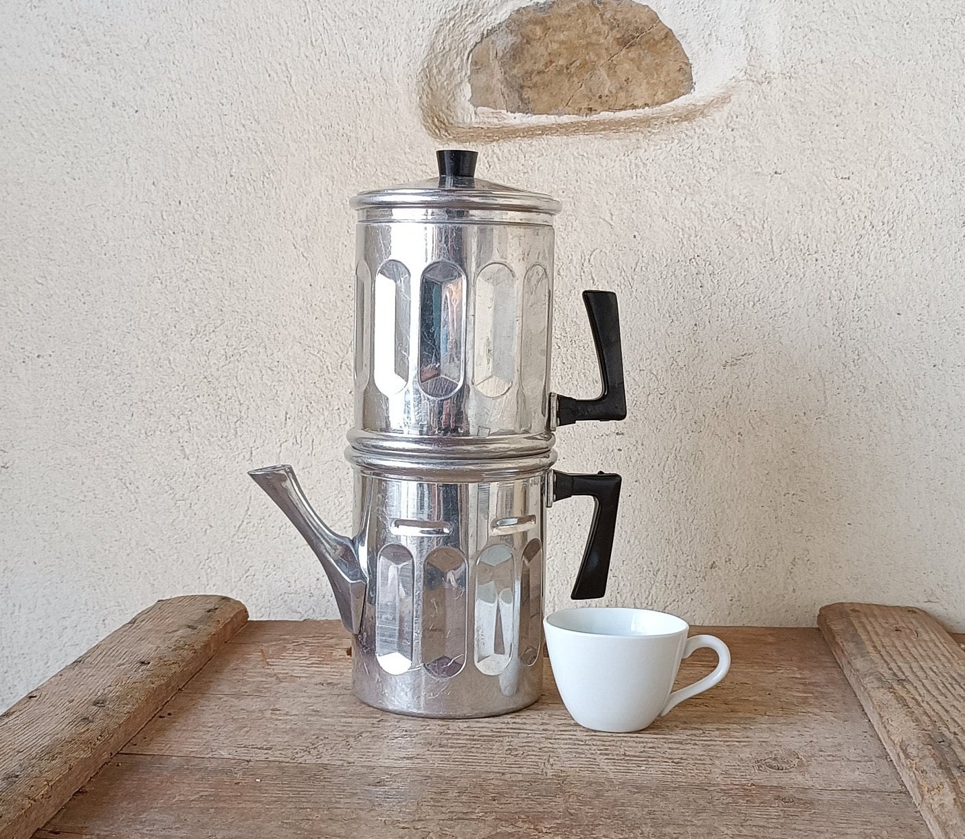 Ilsa Neapolitan 6-Cup Aluminum Coffee Maker 2018