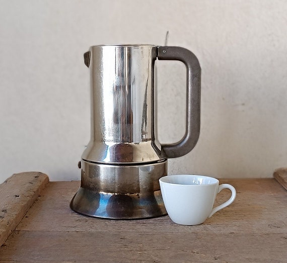 Alessi Espresso Coffee Maker In Silver