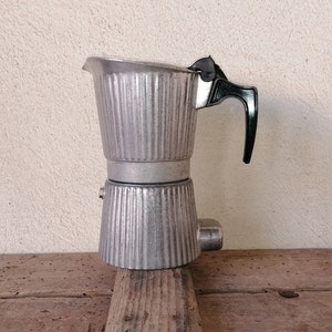 Italian vintage filter espresso coffee maker in aluminium, Moka pot, collectible, vintage kitchen decor, Girmi electric coffee maker