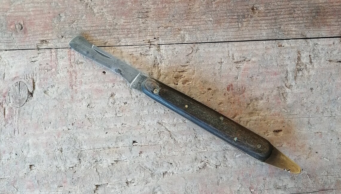 Antique Grafting Knife Italian Collectible Knife Vintage Etsy