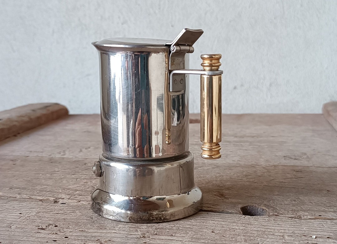 Rare Coffee Maker Mignon Espresso Italian Moka Steel ALPU Fratelli  Puppieni Cups Vintage Coffee Maker Norway