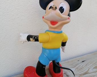 Mickey Mouse Ledraplastic 60s Rubber Italian Puppet Collection