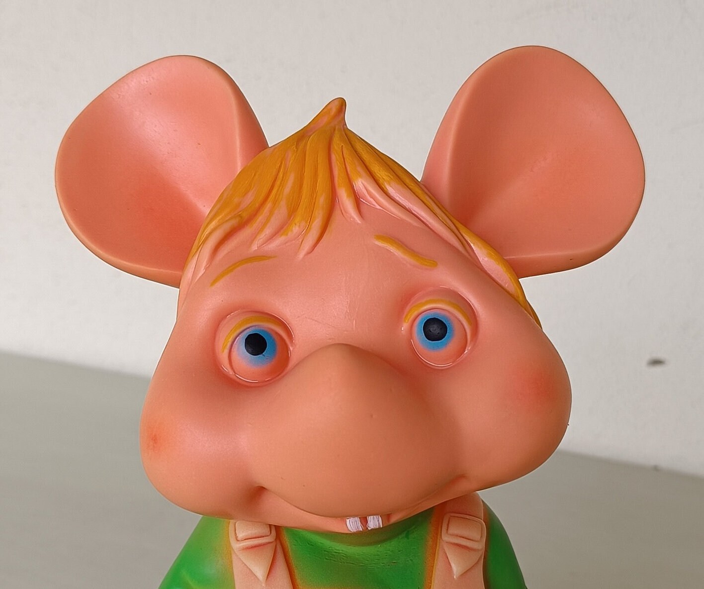 Topo Gigio, Italian Soft Plastic Puppet, Collectible, Vintage Toys
