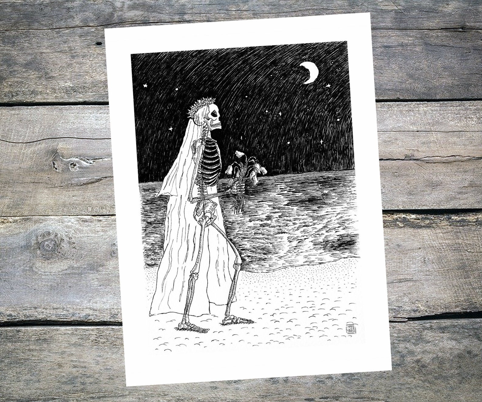 PRINTABLE GOTHIC ART Skull Art Poster Skull Lovers Art Etsy