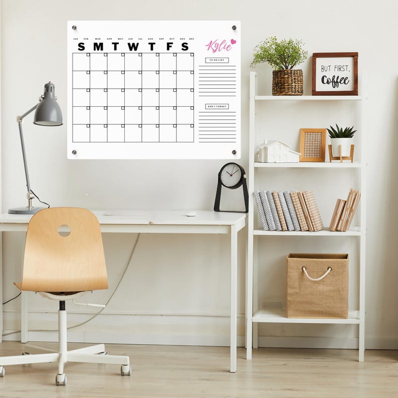Personalized Acrylic Calendar Custom Acrylic Wall Calendar Modern Personalized Acrylic Calendar Custom Acrylic Wall Calendar Modern