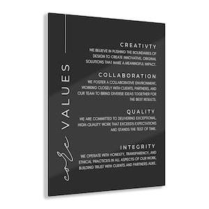 Business Creed Examples Large Business Mission Statement, Corporate Mission Statement, Core ...
