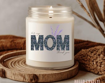 Bougie de remerciement pour maman, cadeau de fête des mères, bougie pour maman, cadeau de Noël pour maman, cadeau pour la mère de la mariée, cadeau pour la maman du marié, appréciation de la maman