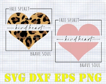 Free Be Kind Heart Svg Free